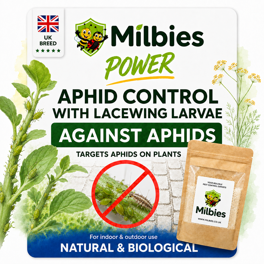 Aphid Control with Lacewing Larvae