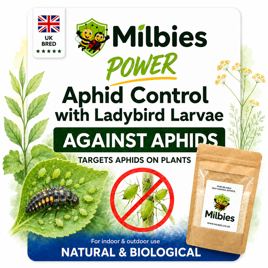 Aphid Control with Ladybird Larvae