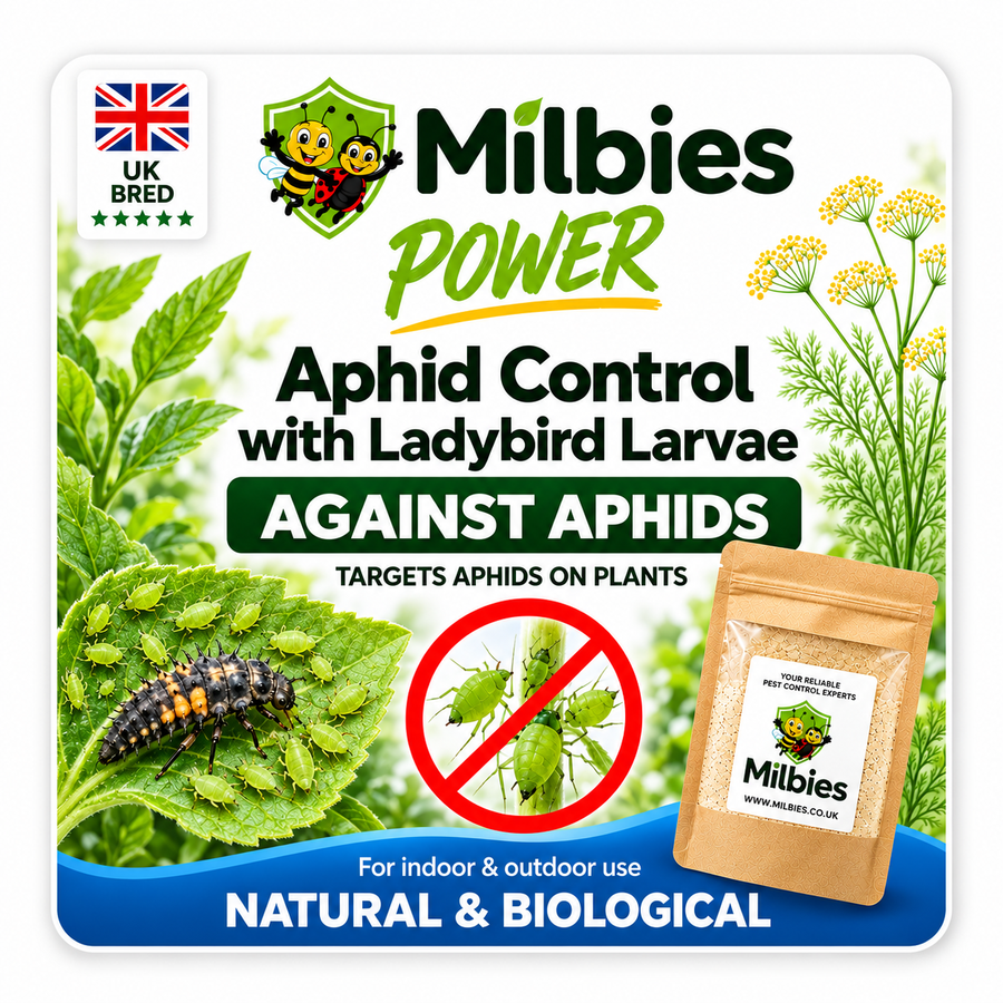Aphid Control with Ladybird Larvae